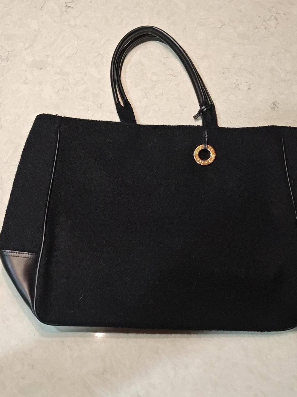 Givenchy Black Women's Tote Bag with Gold Accent